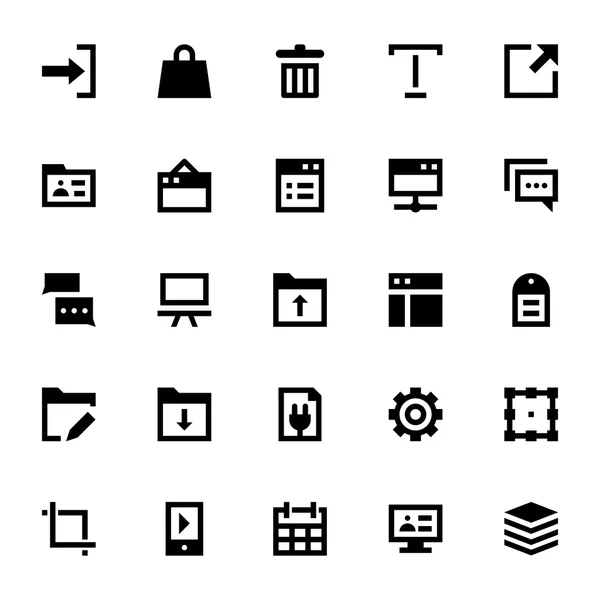 Web Design and Development Vector Icons 8 — Stock Vector