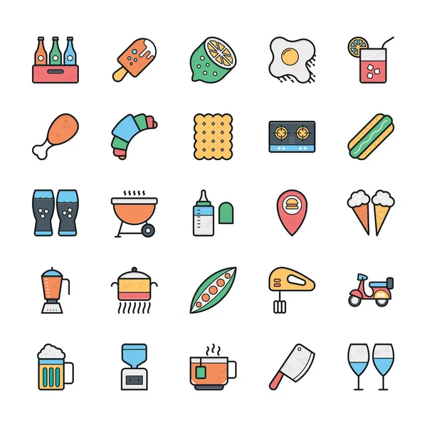 Networking, Web, User Interface and Internet Vector Icons 5 — Stock Vector