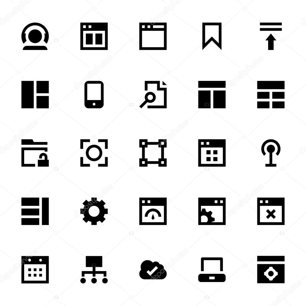 Web Design and Development Vector Icons