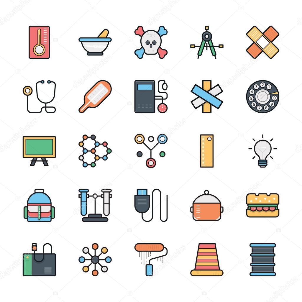 Networking, Web, User Interface and Internet Vector Icons 10