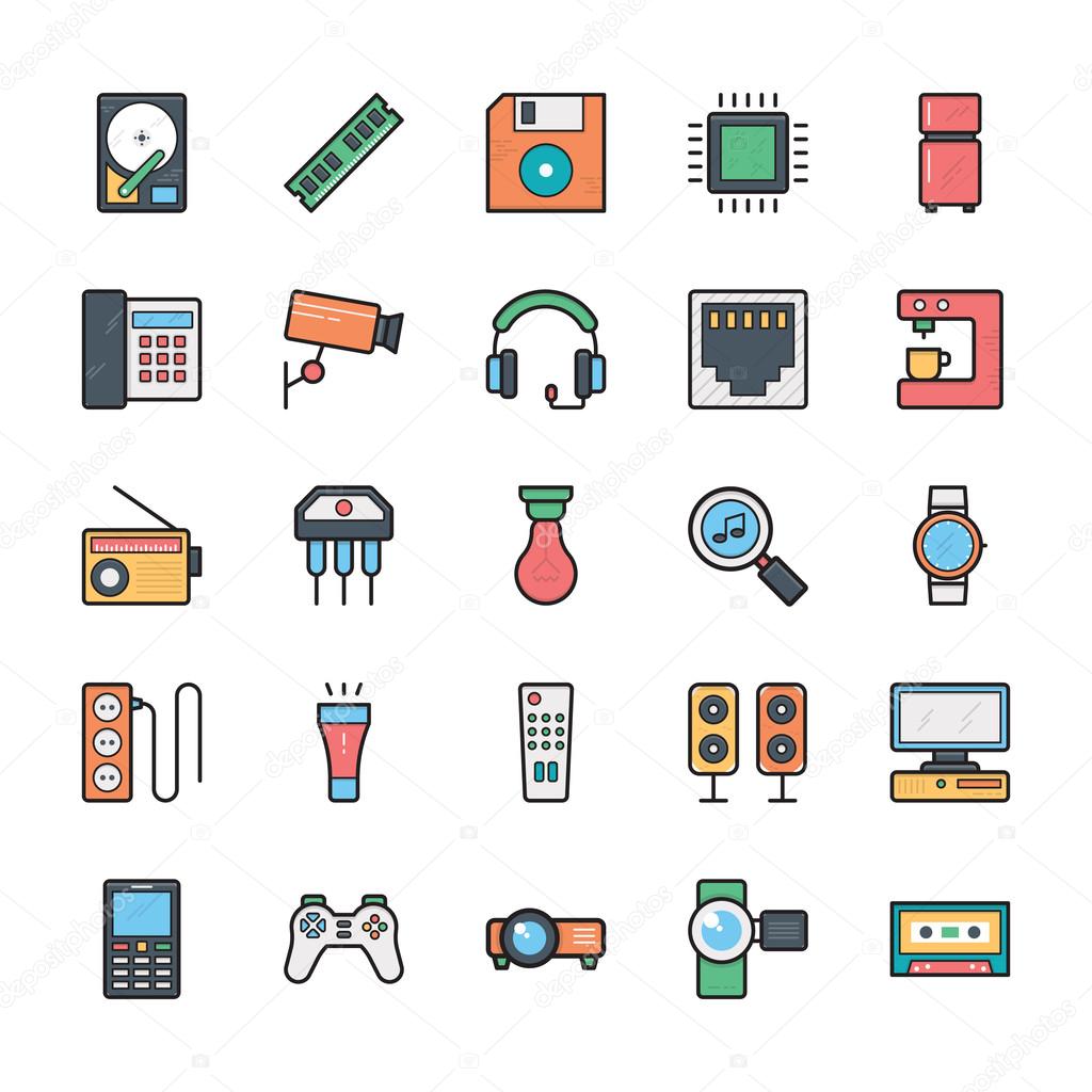 Networking, Web, User Interface and Internet Vector Icons 18