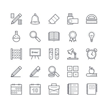 Eğitim vektör simgeler 1