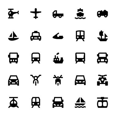 Transportation Vector Icons 1 clipart