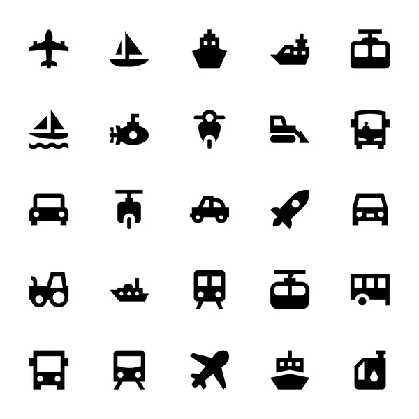 Transportation Vector Icons 2 — Stock Vector