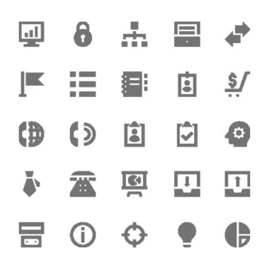 Finans vektör simgeler 5