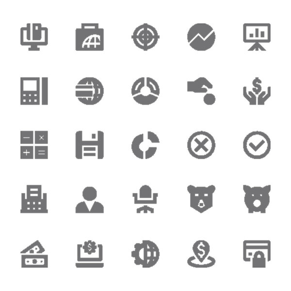 Финансовые векторные иконы 7
