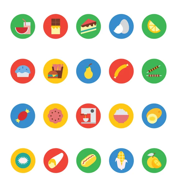 Food Vector Icons 6 — Stock Vector