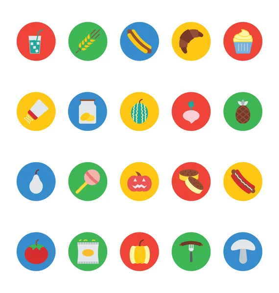 Food Vector Icons 10 — Stock Vector