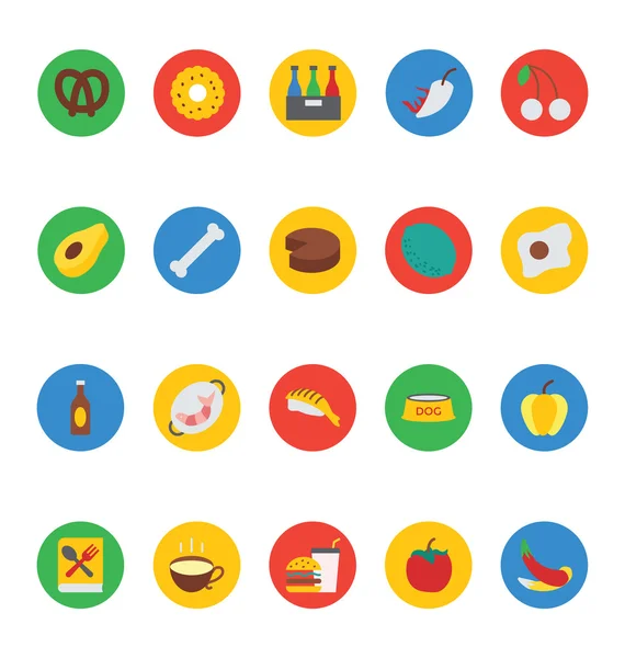 Voedsel Vector Icons 11 — Stockvector