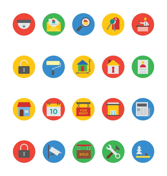 Real Estate Vector Icons 4 — Stock Vector