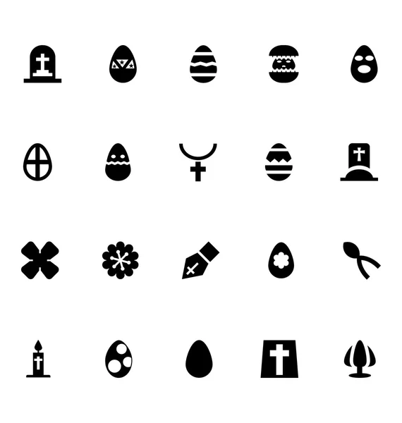 Easter Vector Icons 4 — Stock Vector