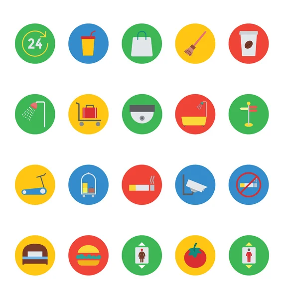 Hotel en Restaurant Vector Icons 6 — Stockvector