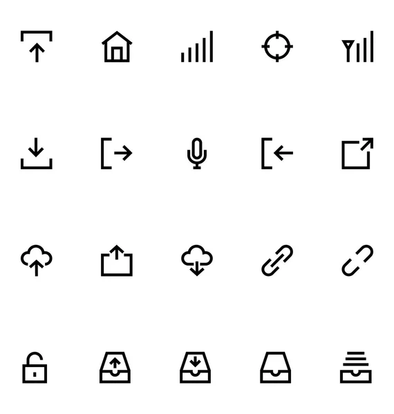 Apple Watch Vector Icons 3 — Stockvector