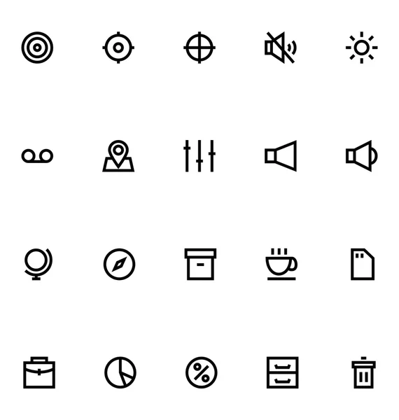 Apple Watch Vector Icons 6 — Stockvector