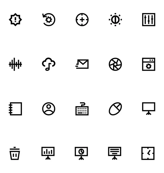 Apple Watch Vector Icons 11 — Stockvector