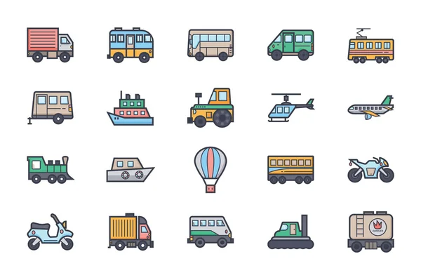 Transport Illustration Symbole 1 — Stockvektor