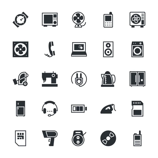 Iconos de vectores electrónicos 2 — Archivo Imágenes Vectoriales