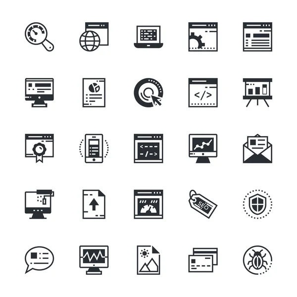 SEO and Marketing Colored Vector Icons 1 — 图库矢量图片