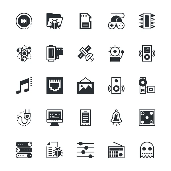 Interfaz de usuario e iconos vectoriales de color web 10 — Archivo Imágenes Vectoriales