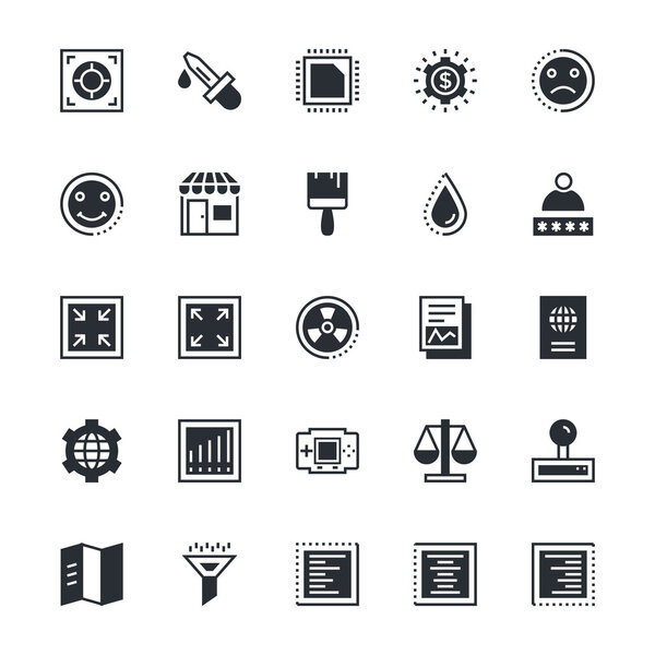 Интерфейс пользователя и векторные векторные иконки 11
