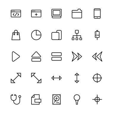User Interface Colored Line Vector Icons 19 clipart