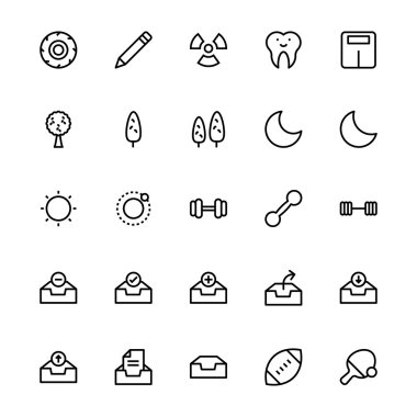 User Interface Colored Line Vector Icons 28 clipart