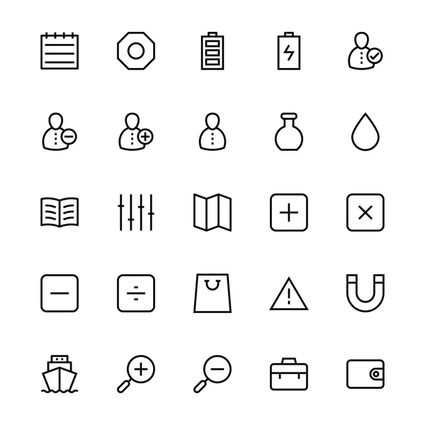User Interface Colored Line Vector Icons 5 — Διανυσματικό Αρχείο