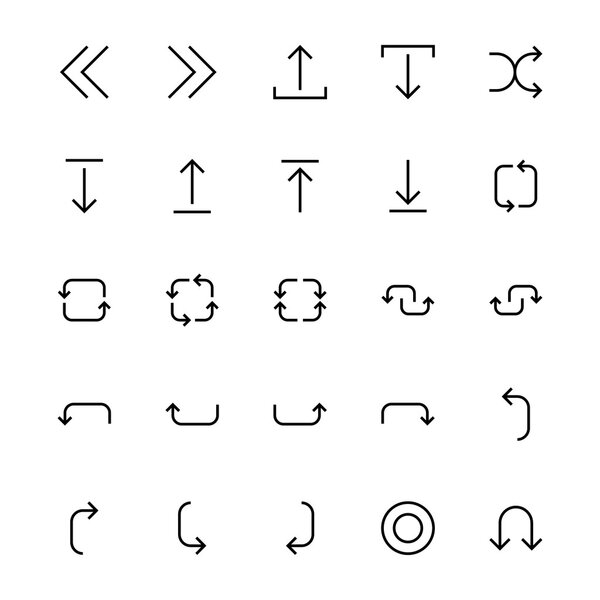 User Interface Colored Line Vector Icons 24