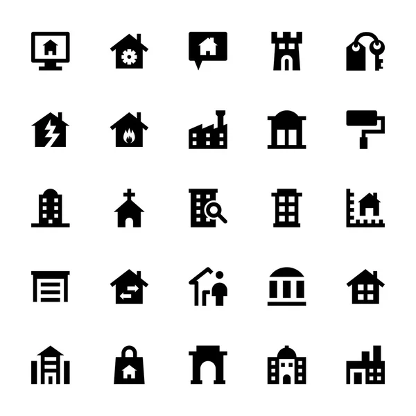 Onroerend goed Vector Icons 2 — Stockvector