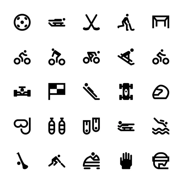 Sports and Games Vector Icons 9 — 스톡 벡터