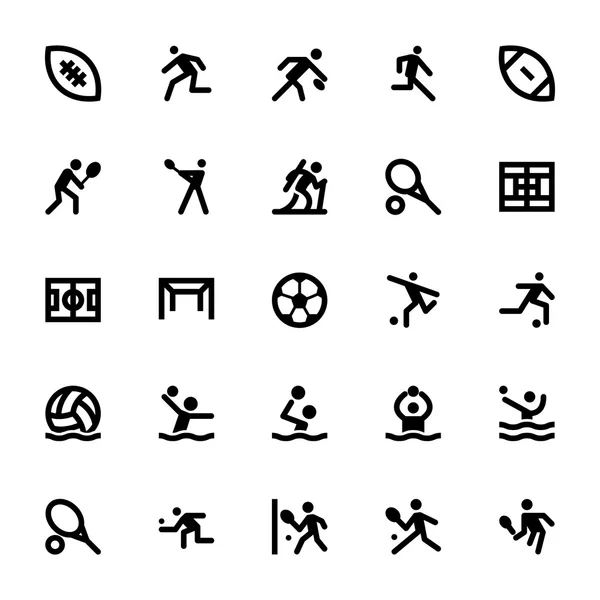 Sport en Games Vector Icons 14 — Stockvector