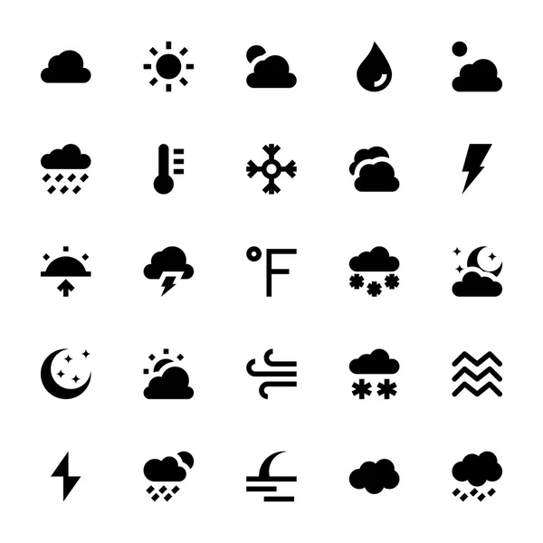 Weather Vector Icons 1 — Stock Vector