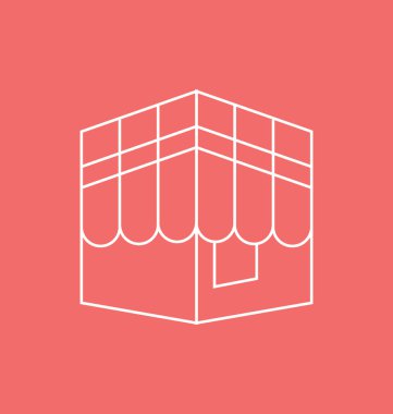 Nebevî Madina vektör çizim içinde