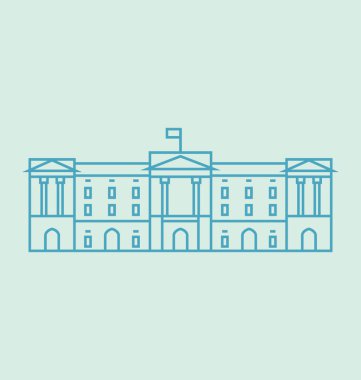 Buckingham Sarayı vektör çizim