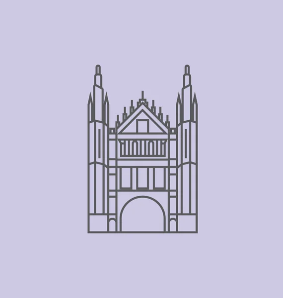 Illustration vectorielle du Collège Marischal — Image vectorielle