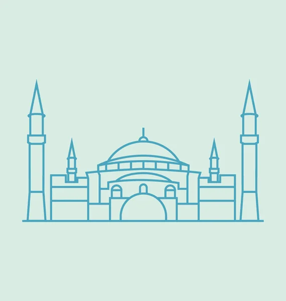 Illustration vectorielle de Hagia Sophia — Image vectorielle