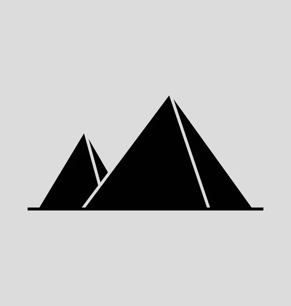 Ilustración de vectores piramidales — Vector de stock