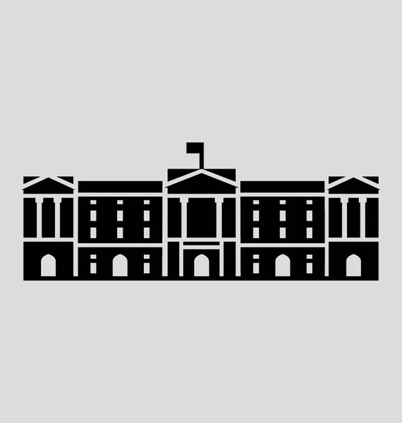 Buckingham Palace Vector Illustrazione — Vettoriale Stock