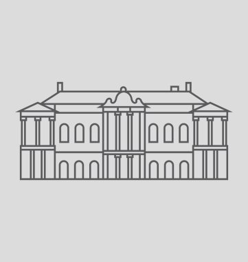 Catherine Palace vektör çizim