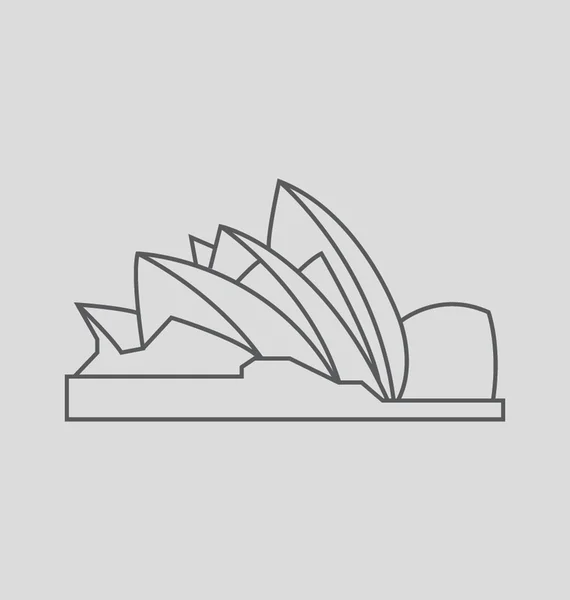 Opera house vectorillustratie — Stockvector