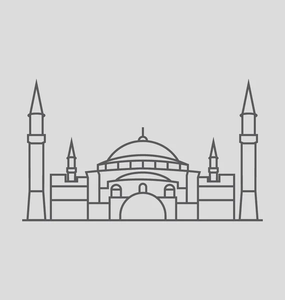 Illustration vectorielle de Hagia Sophia — Image vectorielle