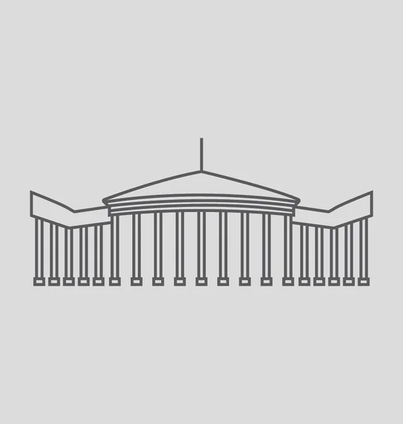 Britské muzeum vektorové ilustrace — Stockový vektor