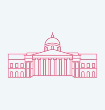 Trafalgar Meydanı'na vektör çizim