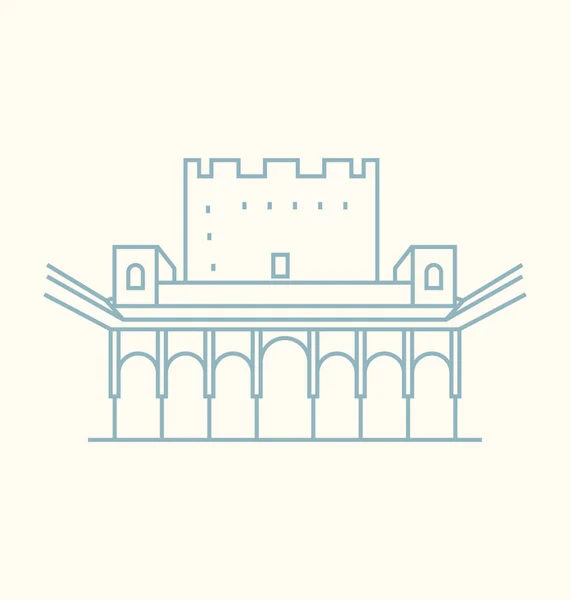 Alhambra Vector Ilustración — Vector de stock