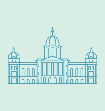 Iowa genel derleme vektör çizim