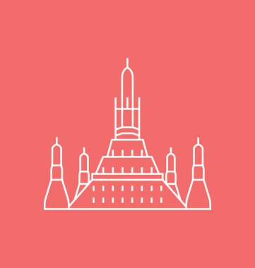 Bangkok vektör çizim