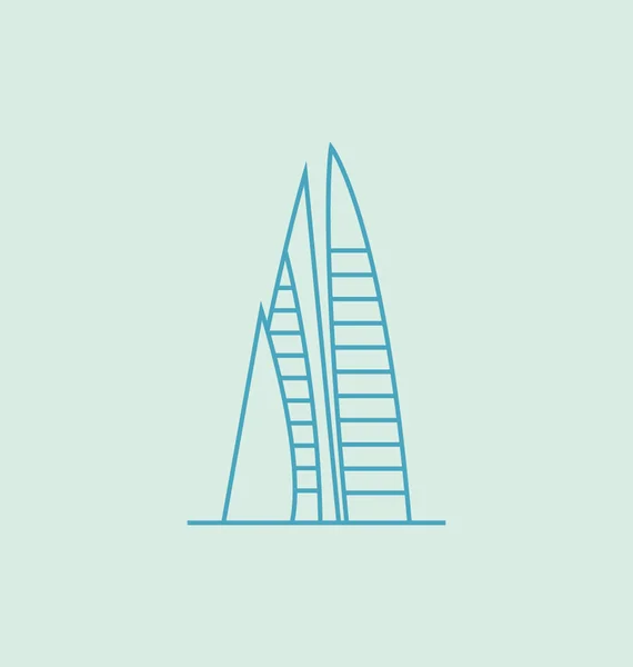 Illustration vectorielle de Manama — Image vectorielle