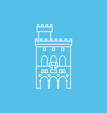 San Marino katı vektör çizim