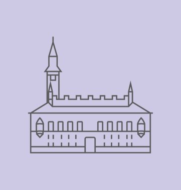 Copenhagen katı vektör çizim