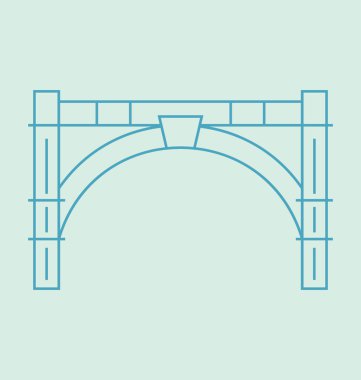 Bridgetown katı vektör çizim